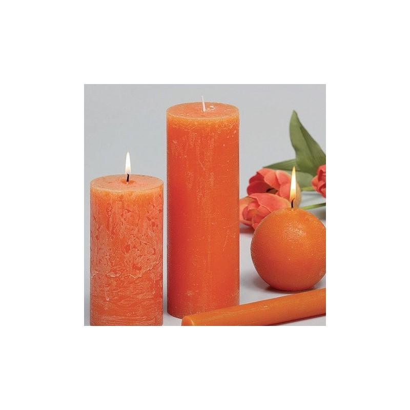 Rustic orange candle Rustic orange candle
