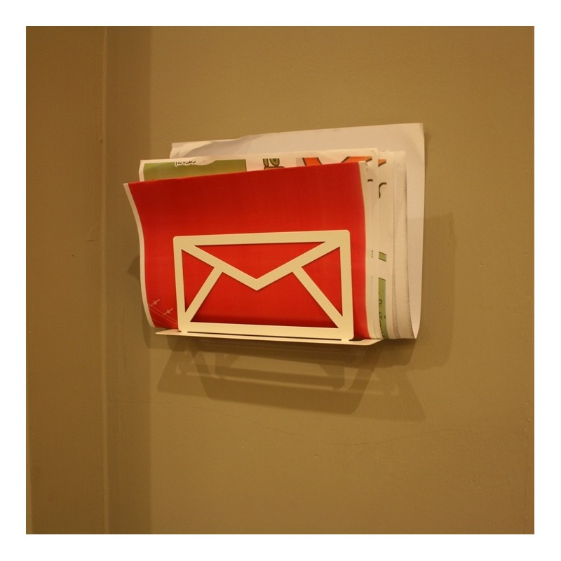 Envelope, envelope holder white