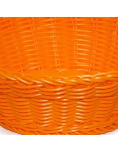 Cestino intrecciato arancio 20cm