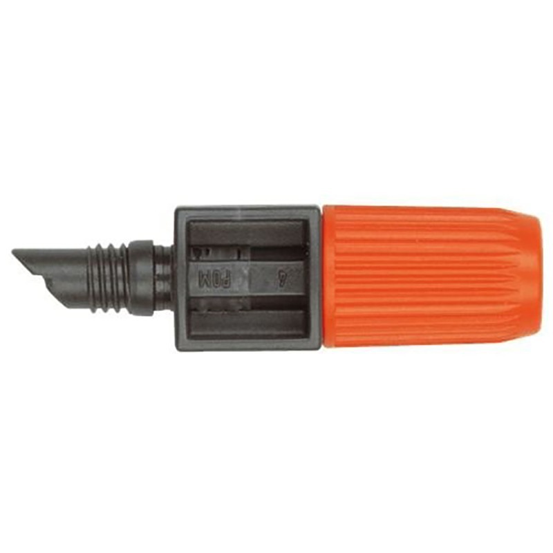 End line dripper adjustable from 0 to ca. 10 l/h End line dripper adjustable from 0 to ca. 10 l/h