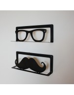 Moustaches, envelope holder white