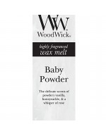 Woodwick babypuder med vanilj för essensbrännare