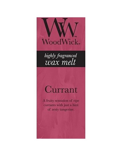 Woodwick currant tart for essence burner