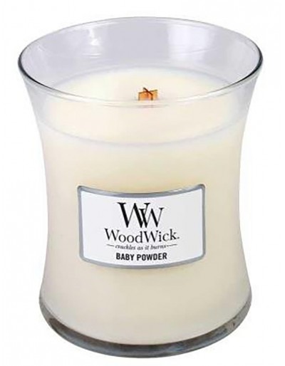 Woodwick candela media baby powder