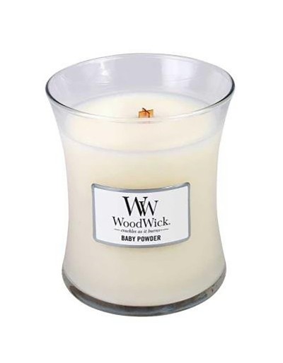 Woodwick ljus medium babypuder