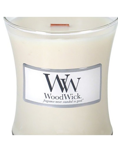 Woodwick candela media alla vaniglia