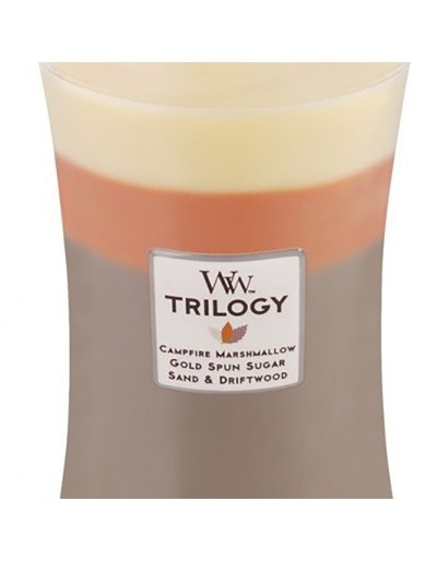 Woodwick candle trilogy maxi sunset bonfire