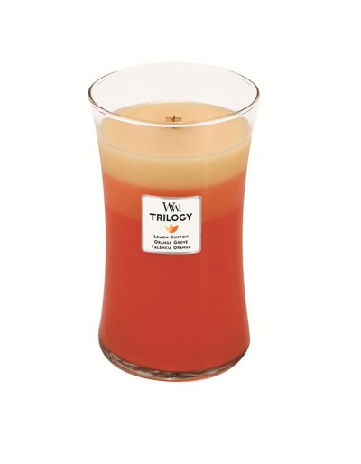 Woodwick candle trilogy maxi citrus burst