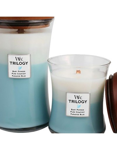 Woodwick candela trilogy media fresh & clean