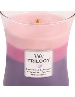 Woodwick candle trilogy media wild berry smoothie