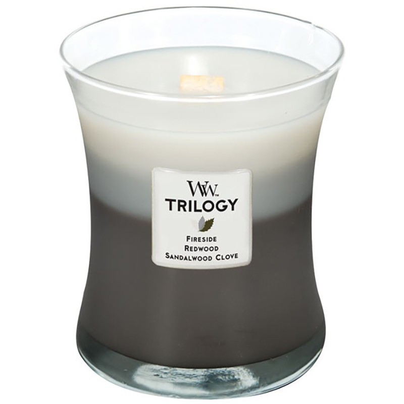 Woodwick candle trilogy medium warm woods Woodwick candle trilogy medium warm woods