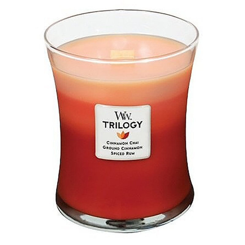 Woodwick candela trilogy media spezie esotiche Woodwick candela trilogy media spezie esotiche