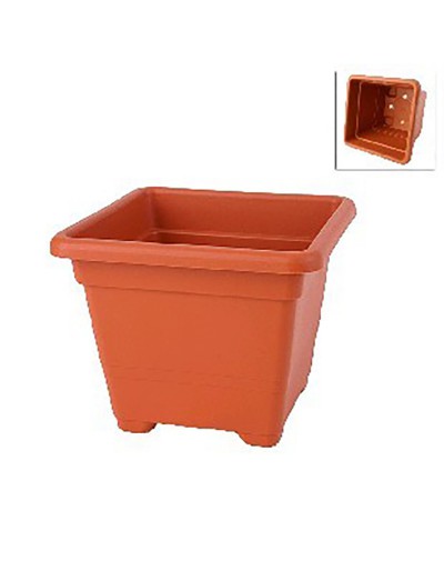 TERRACOTTA Square Flowerpot 27 cm