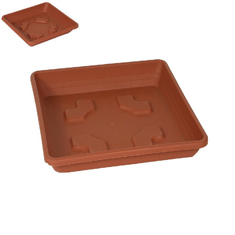 Square subvaso 20 cm TERRACOTTA