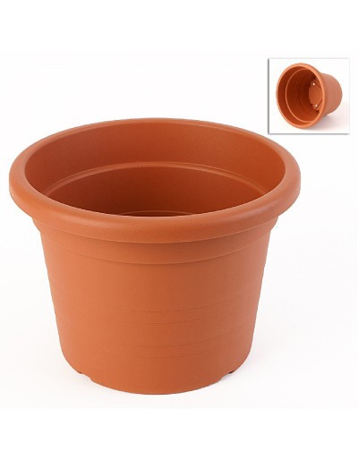 Vase cylindrique diamètre 60cm TERRACOTTA