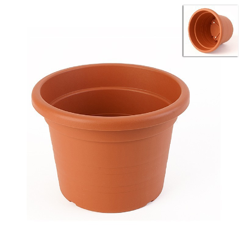 Vaso Cilindro diametro 27 cm TERRACOTTA