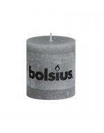 Rustic gray candle