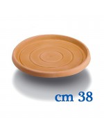 Sottovaso plastica circolare 38 cm