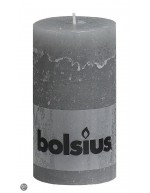 Rustic gray candle