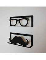Moustaches, envelope holder black