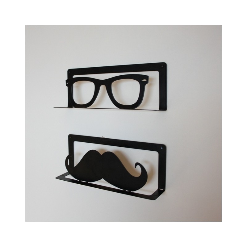 Moustaches, envelope holder black