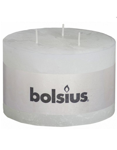 Rustic white candle
