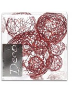 Wire balls 10 red pieces