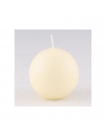 Ivory spherical candle