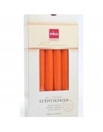 Orange candles 12 pieces