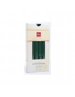 12-piece green candles