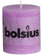 Lilac candle pillar