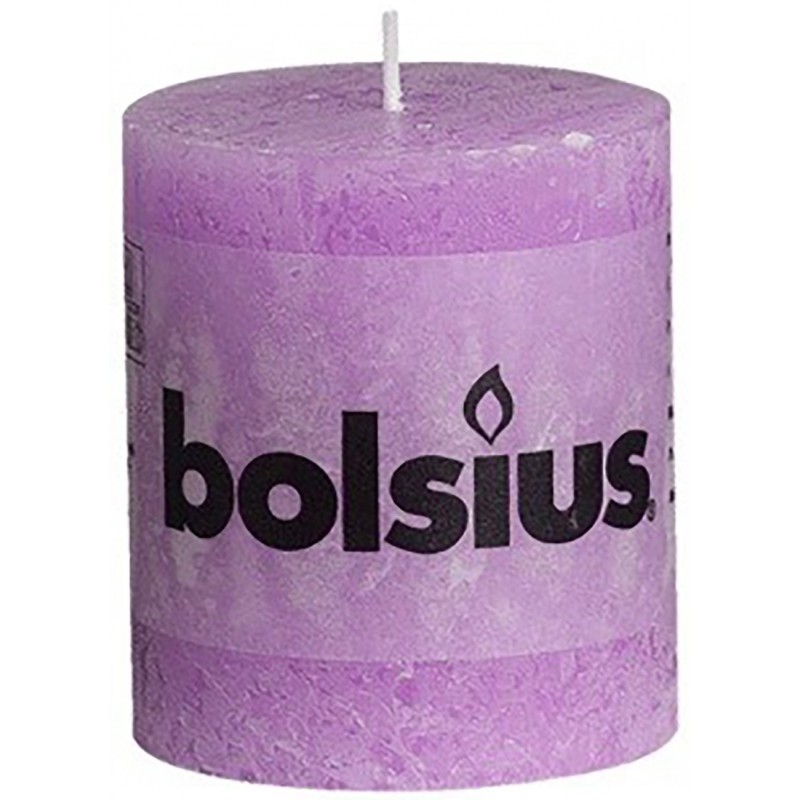 Lilac candle pillar Lilac candle pillar