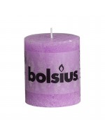 Lilac candle pillar