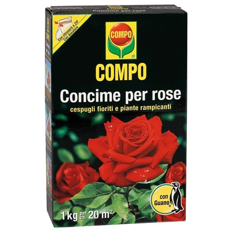 COMPO CONCIME ROSE avec GUANO 3kg