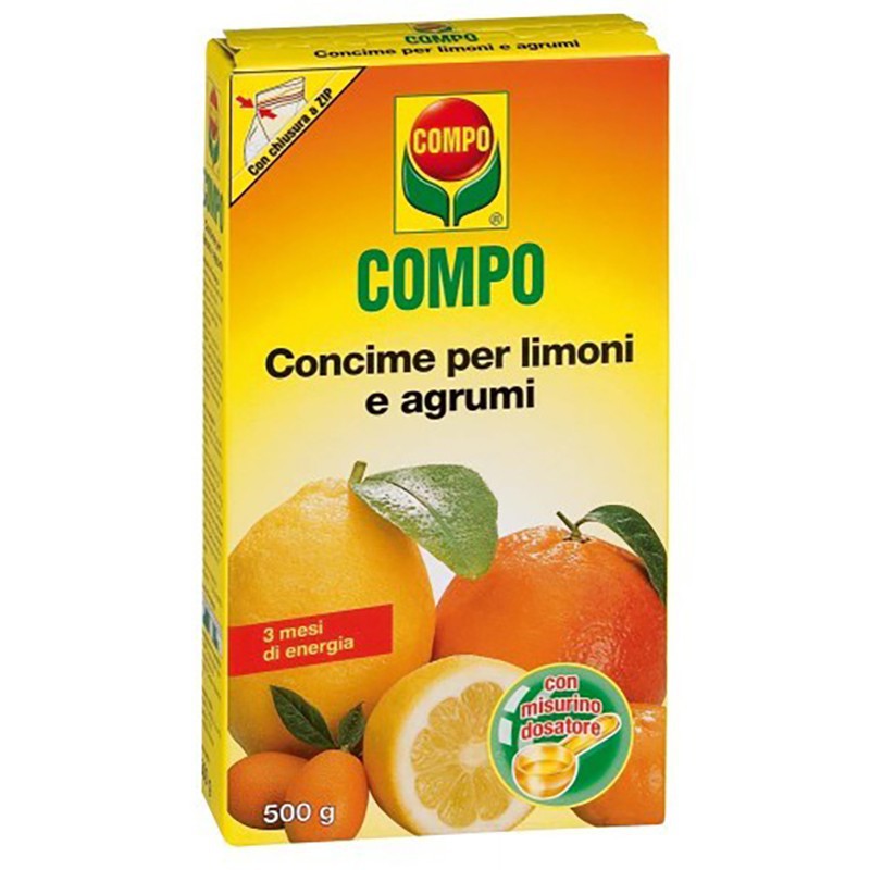 COMPO CONCIME FOR LIMONI AND AGRUMI 500 gr COMPO CONCIME FOR LIMONI AND AGRUMI 500 gr