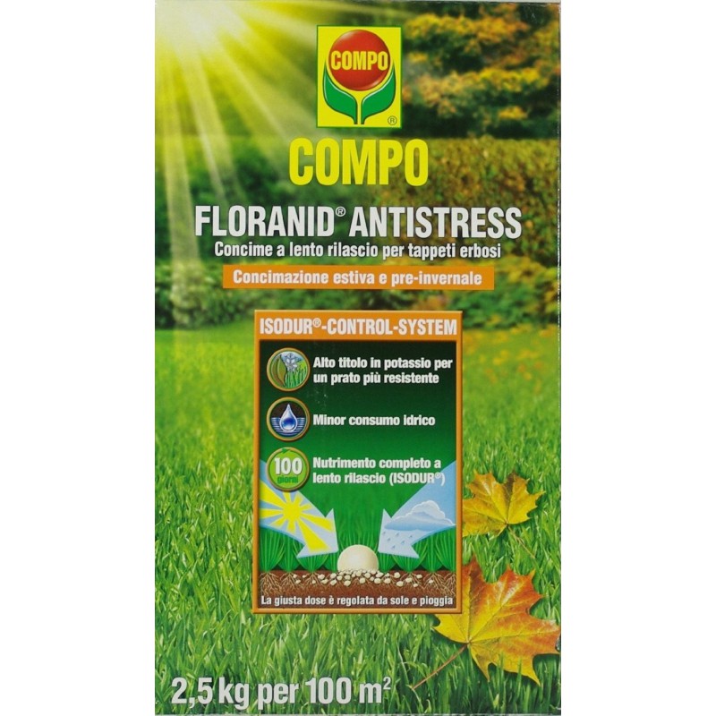 COMPO FLORANID ANTISTRESS 2.5KG COMPO FLORANID ANTISTRESS 2.5KG