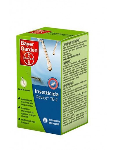 Bayer larvicide pour moustiques 20 pads