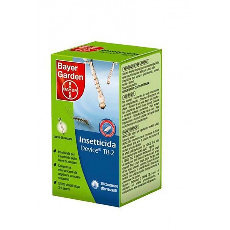 Bayer larvicide for mosquitoes 20 pads