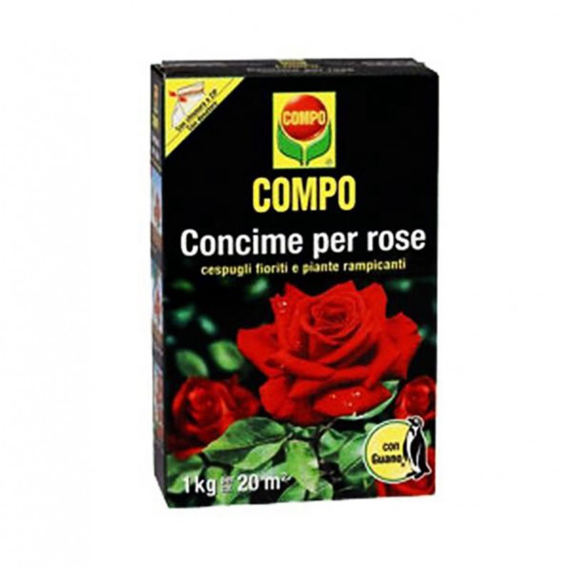 COMPO CONCIME ROSE with GUANO 1 kg COMPO CONCIME ROSE with GUANO 1 kg