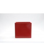 D&amp;M Matte red cube vase 14cm