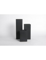 D&amp;M Vase H20 matte black A 20 cm
