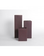 Vase D&amp;M H30 mat brun/noir A 30 cm