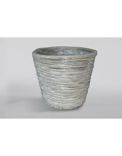 D&M Vase/Grey Wave Basket 15