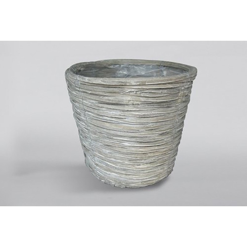 D&M Vase/Grey Wave Basket 15