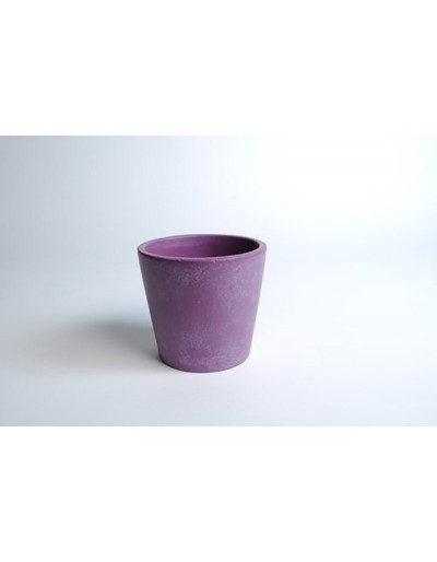 D&M Vaso chap in ceramica viola 17,5 cm