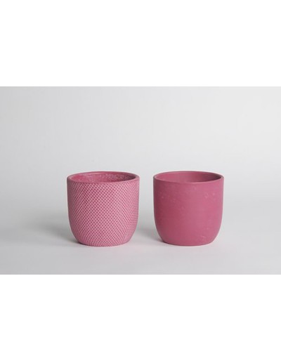 D&M micmac vaso ceramica rosso 18 cm