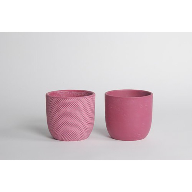 D&M micmac vaso ceramica rosso 18 cm