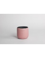 D&amp;M florero de cerámica africana rosa 17cm