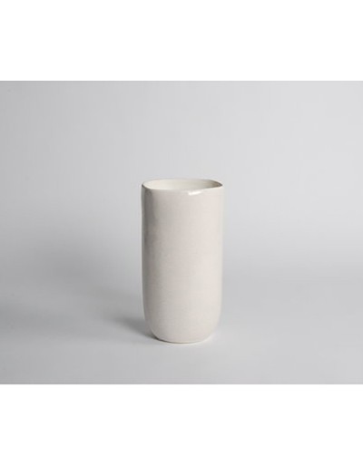 D&M Hoch weiße afrikanische Vase 13