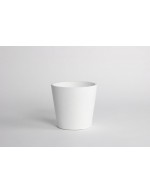 D&amp;M Vase weiß Keramik 14 cm
